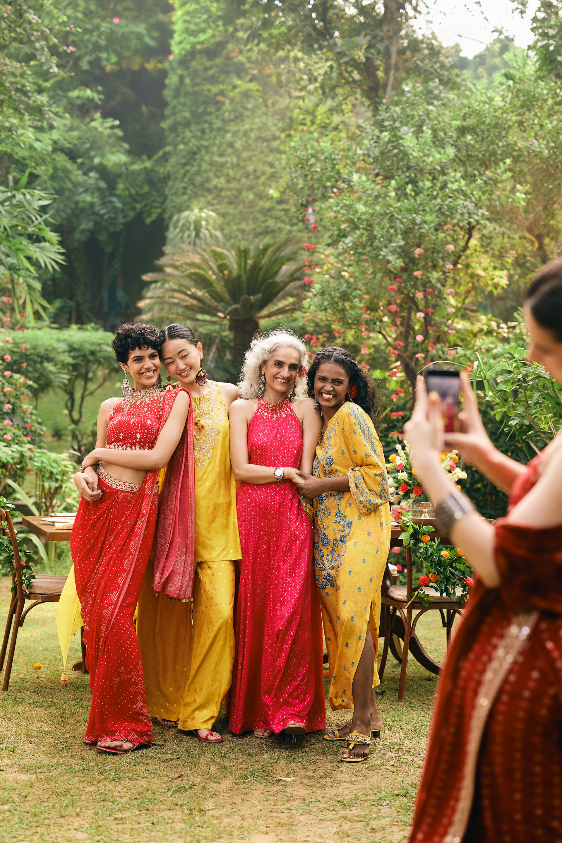 Gulaabi Adaa Pre-Draped Saree, Pink, image 6